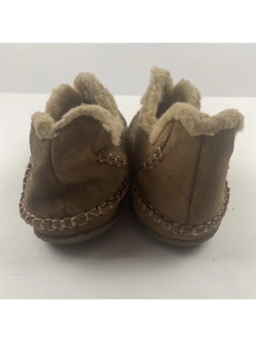 Sorel Manawan II Suede Moccasin Slippers Men’s 7 Sherpa Lined Brown Comfort